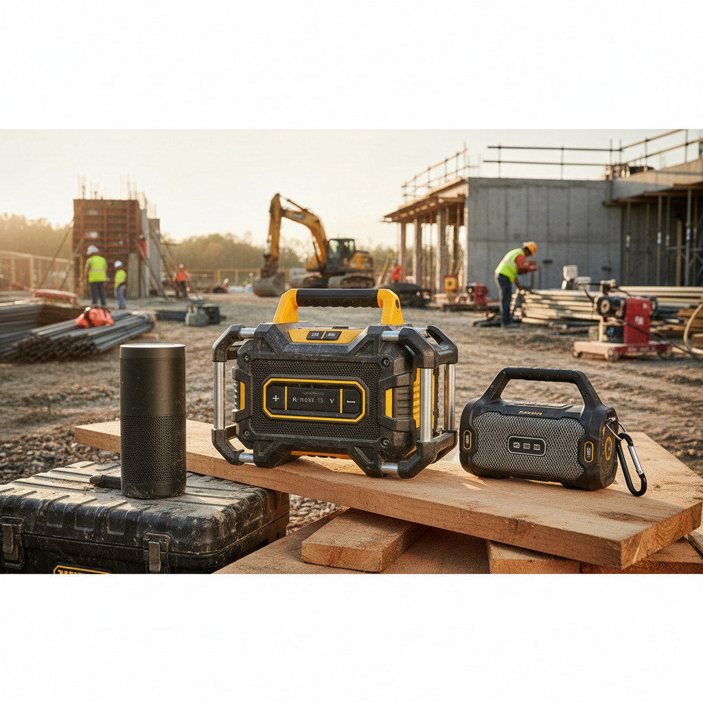 Mastering the Noise: A Guide to the Best Bluetooth Speakers for Construction Sites